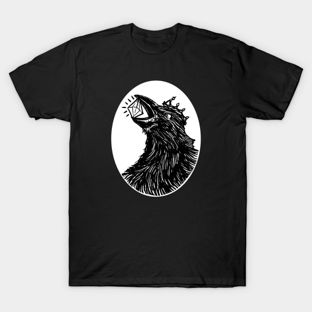 Crow & Diamond T-Shirt by sebrodbrick